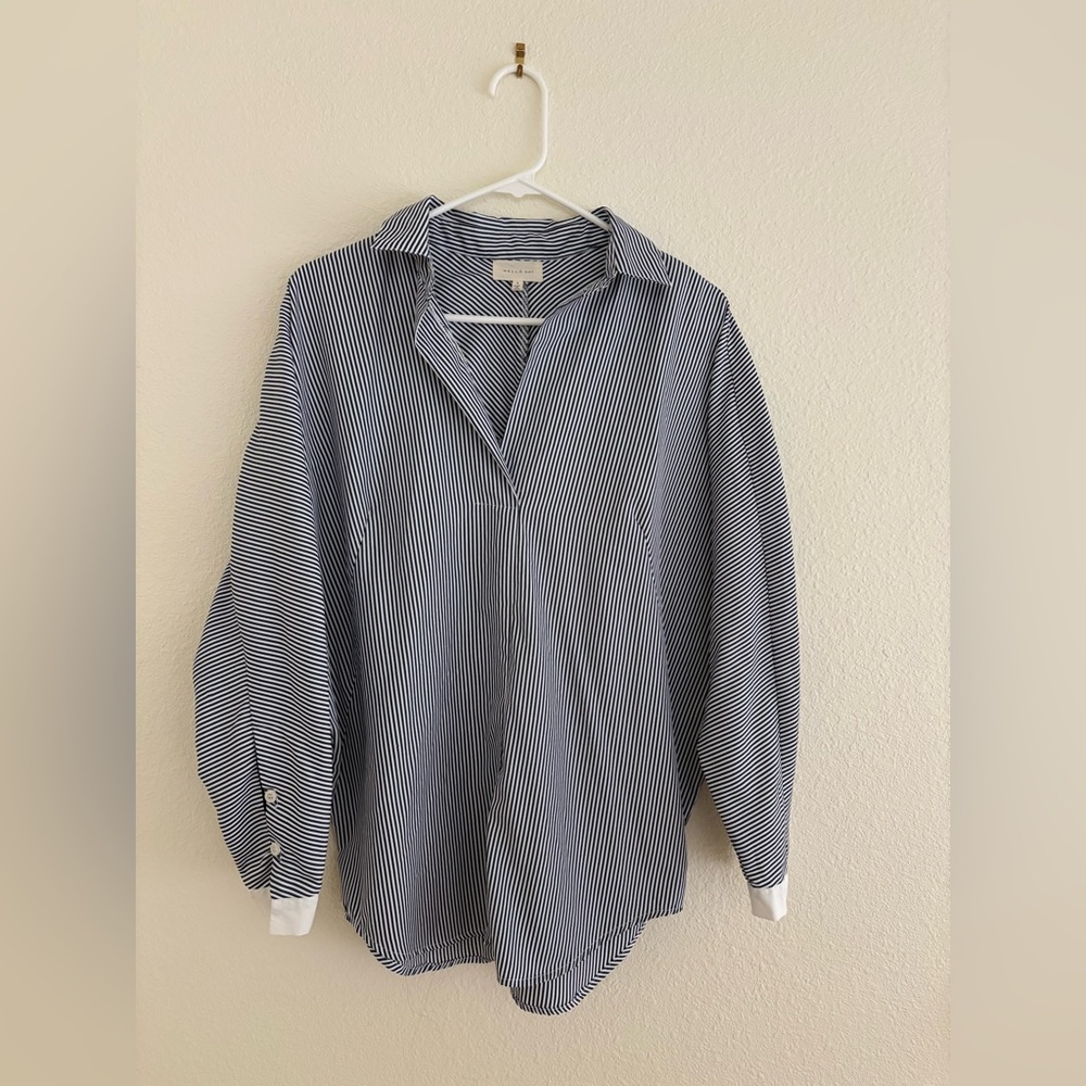 Pullover button down shirt